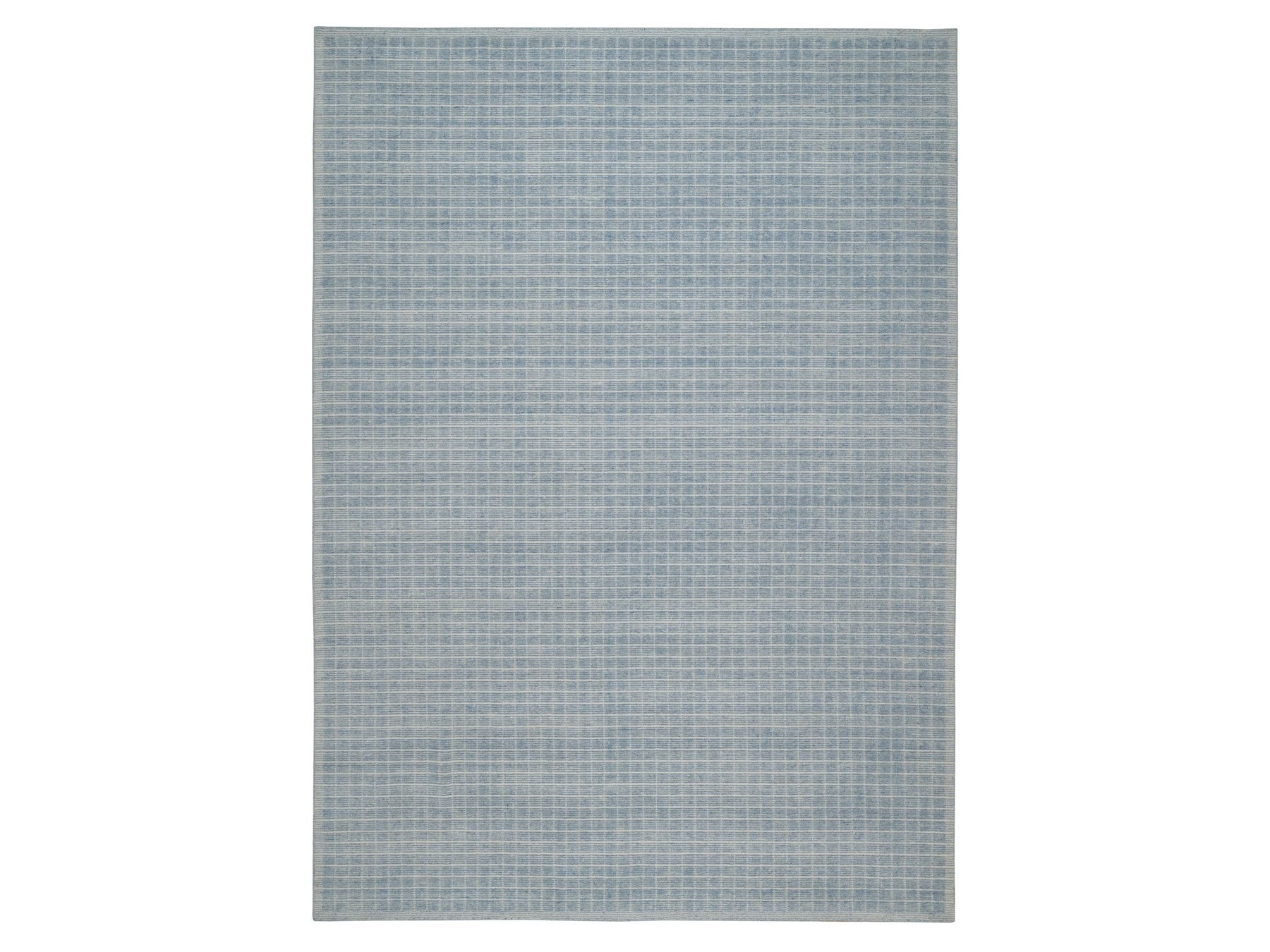 Blue 10'0" x 13'11" Modern and Contemporary Handloom Wool Rug - Sku: O091689