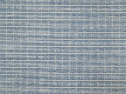 Blue 10'0" x 13'11" Modern and Contemporary Handloom Wool Rug - Sku: O091689