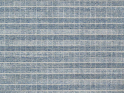 Blue 9'0" x 12'0" Modern and Contemporary Handloom Wool Rug - Sku: O091690