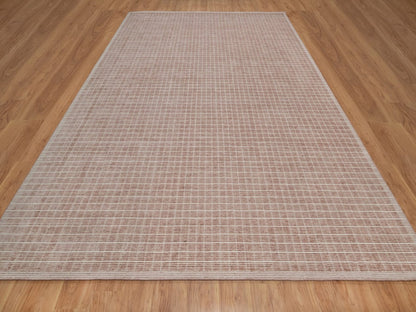 Modern / Contemporary hand-knotted wool rug in Pink, 10'1" x 14' — SKU O091695 (view 2)