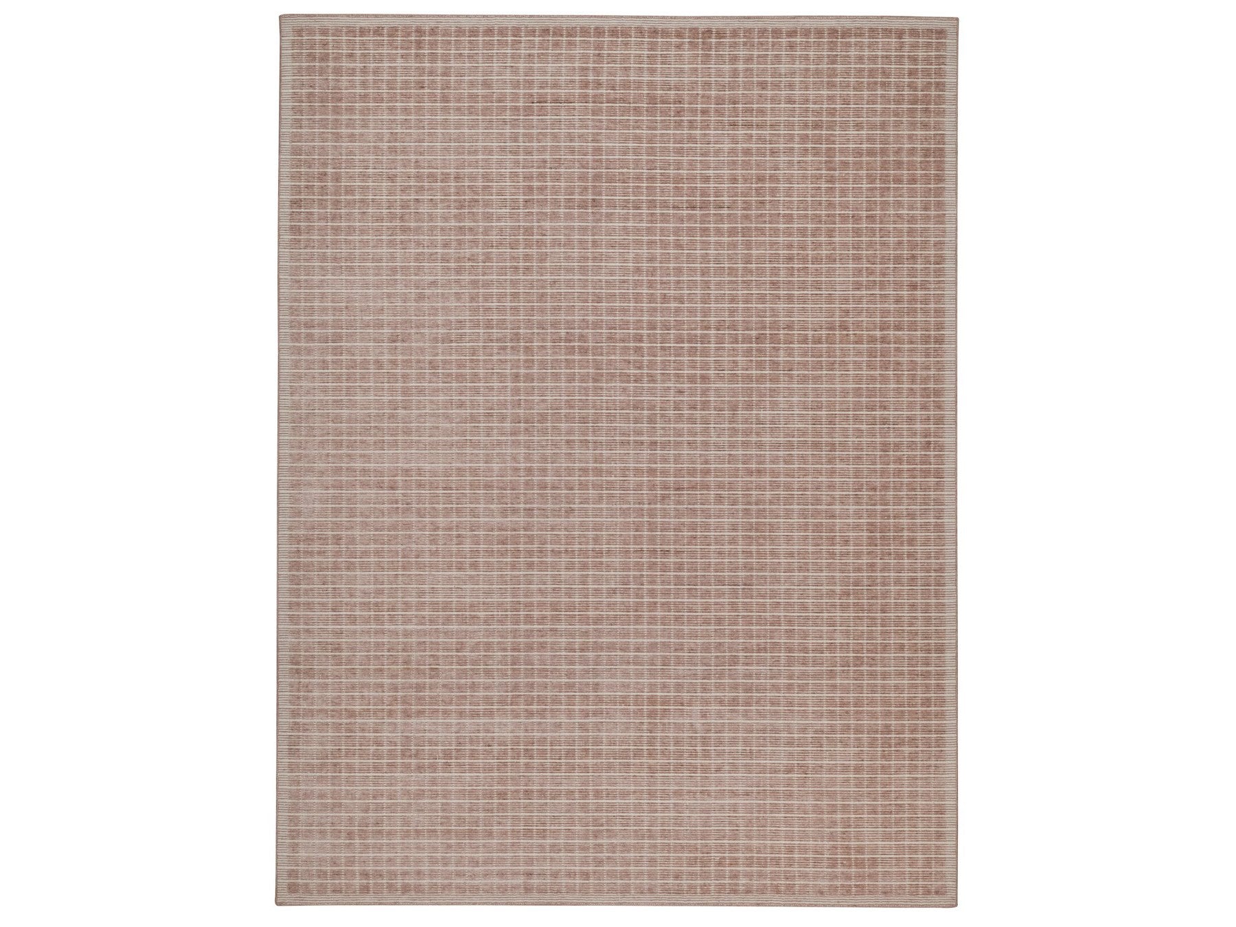 Modern / Contemporary hand-knotted wool rug in Pink, 9'1" x 12' — SKU O091697