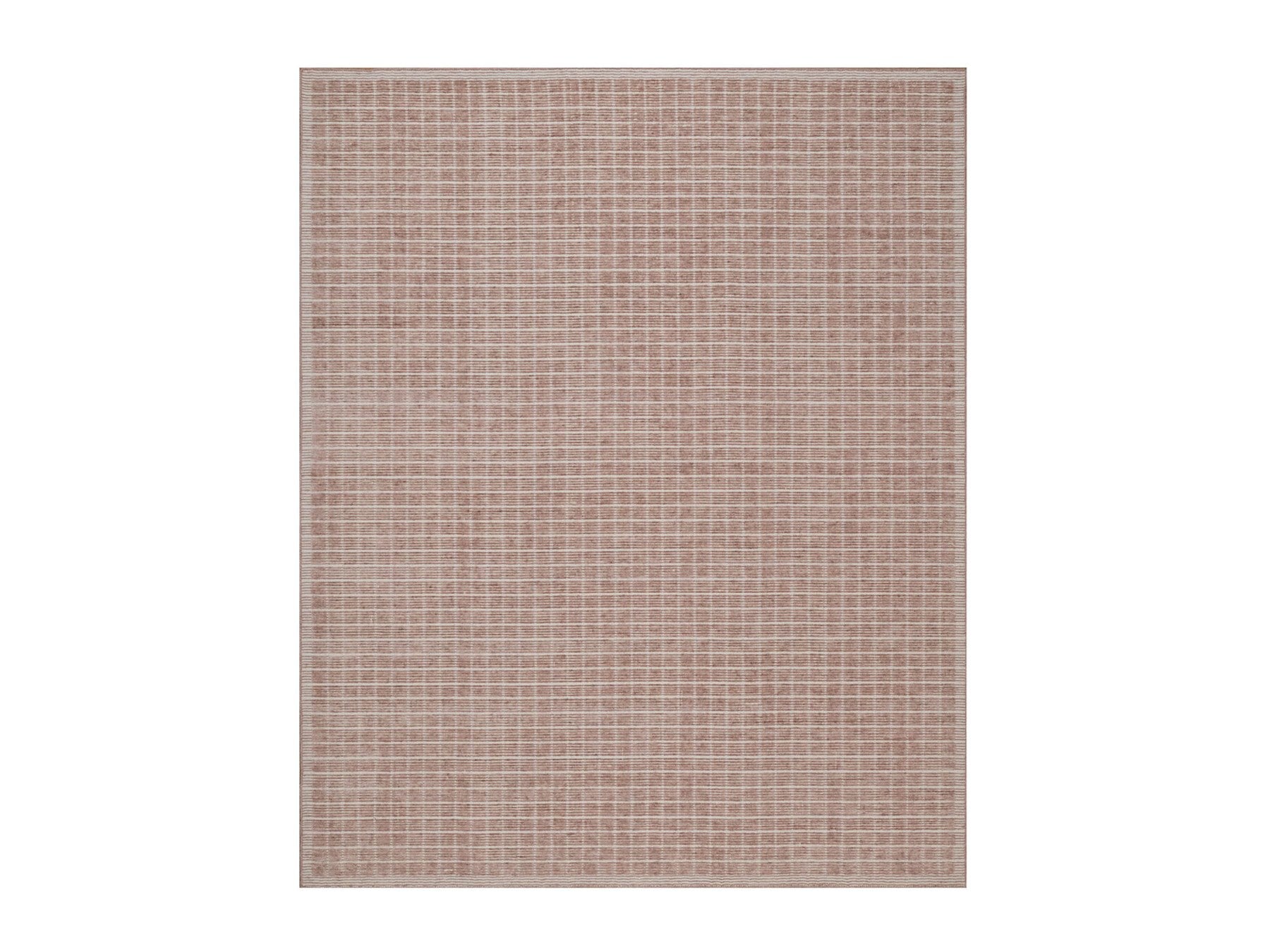 Pink 8'0" x 10'0" Modern and Contemporary Handloom Wool Rug - Sku: O091711