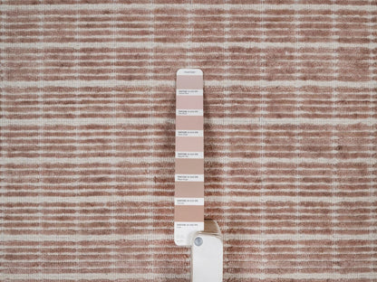 Modern / Contemporary hand-knotted wool rug in Pink, 8' x 10' — SKU O091711 (view 7)