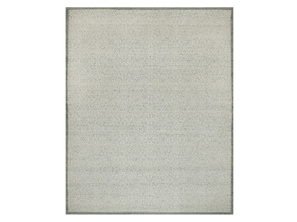 Modern / Contemporary hand-knotted wool rug in Ivory, 8'2" x 10'2" — SKU O091716