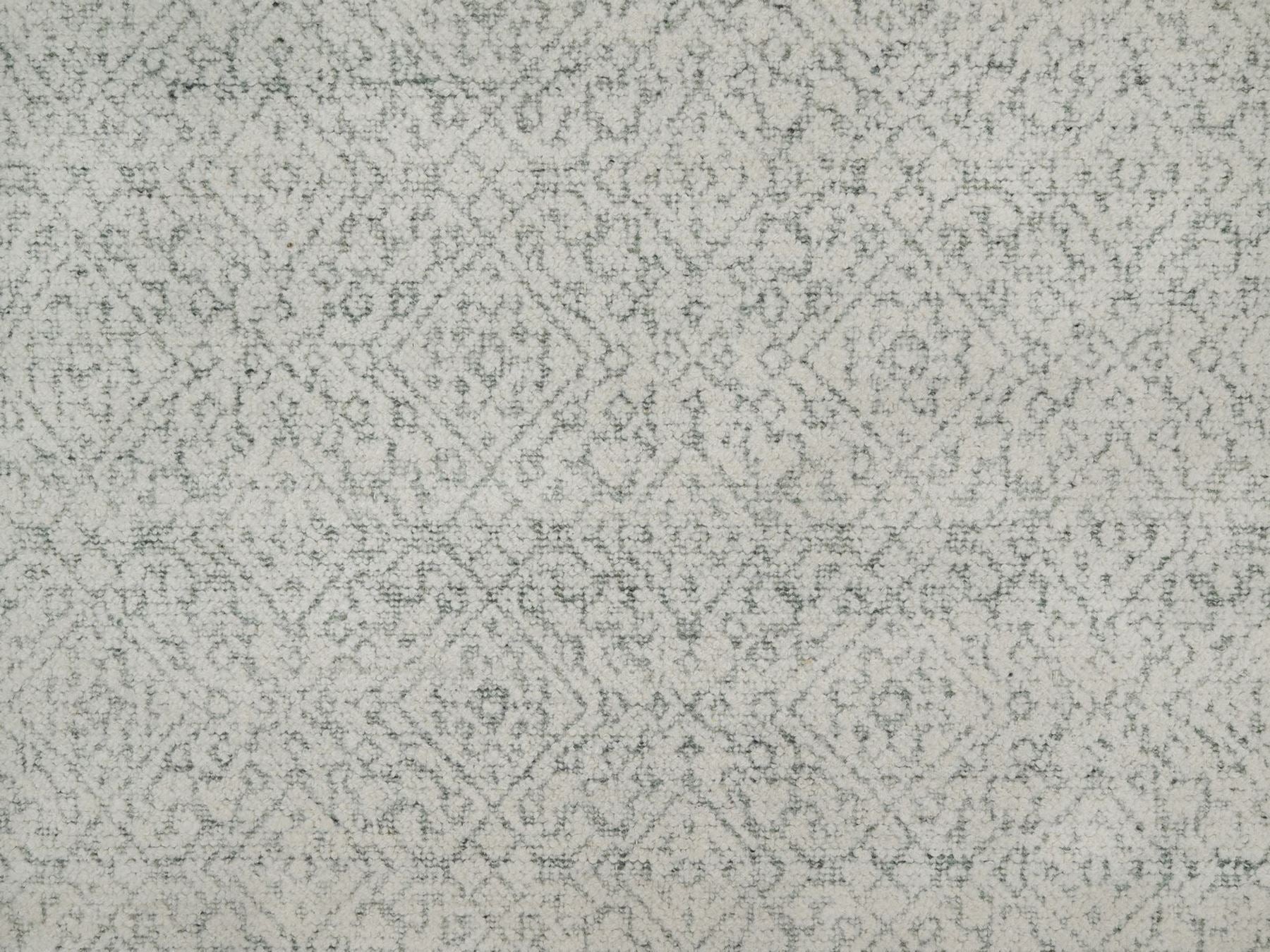 Modern / Contemporary hand-knotted wool rug in Ivory, 8'2" x 10'2" — SKU O091716 (view 8)