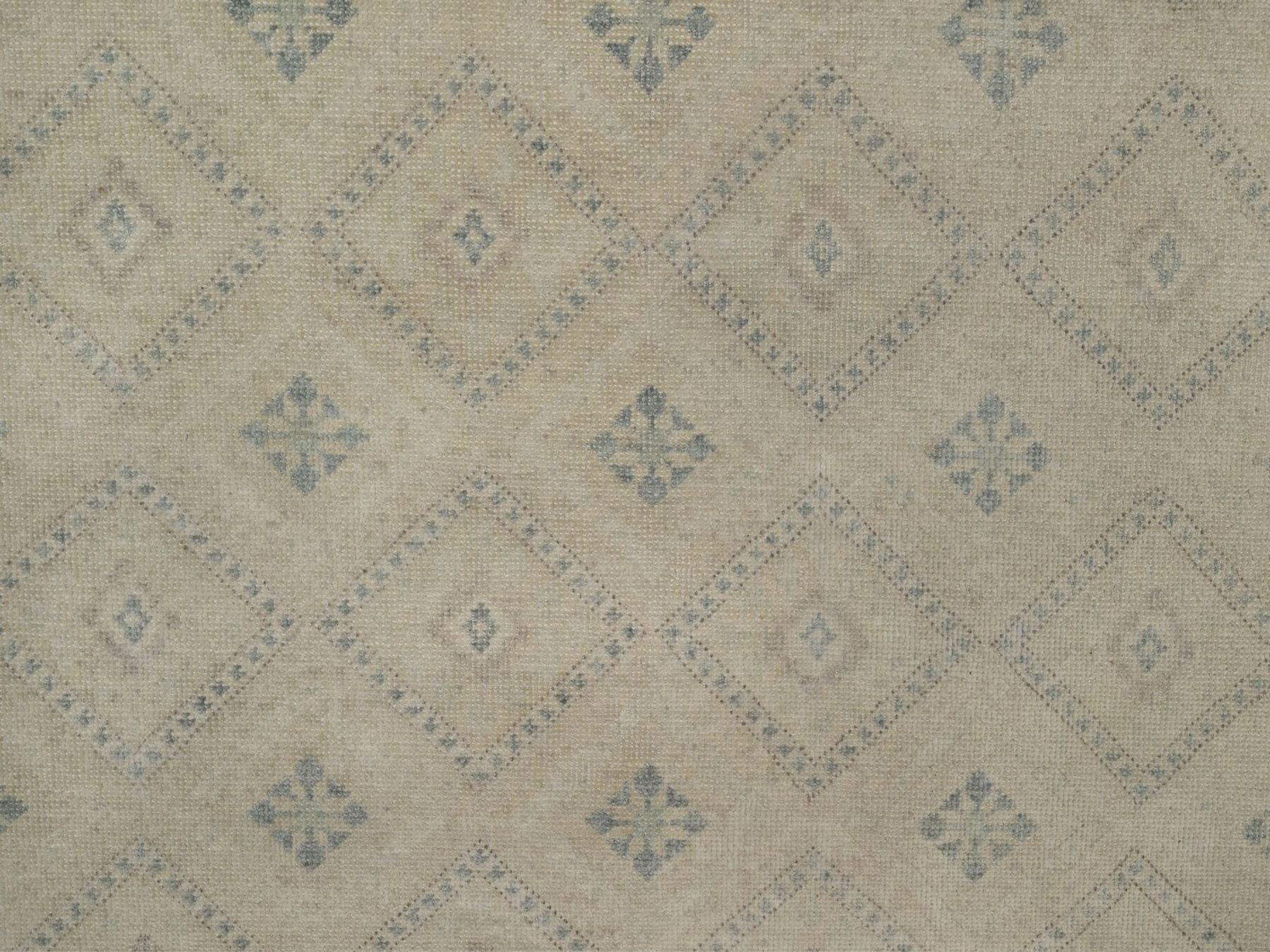 Tribal Tribal & Geometric hand-knotted wool rug in Ivory, 9' x 12' — SKU O091720 (view 8)