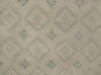 Tribal Tribal & Geometric hand-knotted wool rug in Ivory, 9' x 12' — SKU O091720 (view 8)