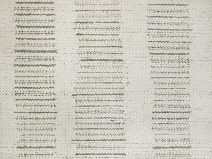 Modern / Contemporary hand-knotted wool runner in Ivory, 2'5" x 7'11" — SKU O091723 (view 5)