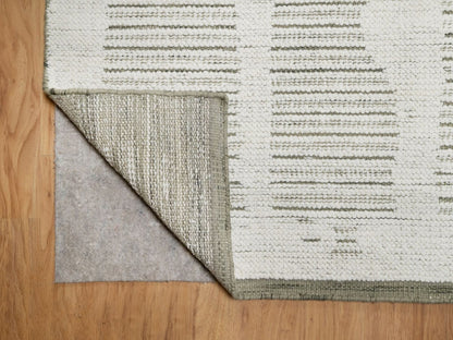 Modern / Contemporary hand-knotted wool rug in Ivory, 10' x 14'1" — SKU O091736 (view 4)