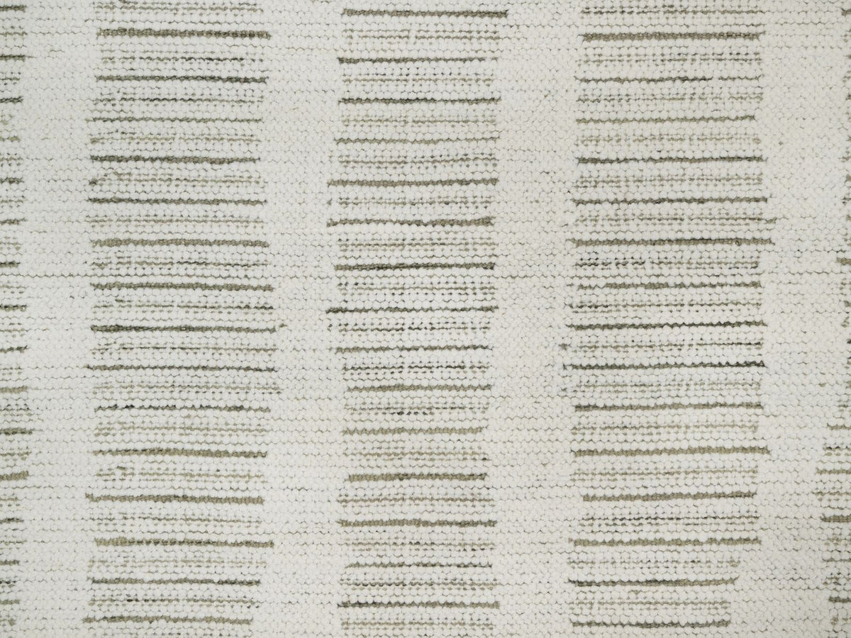 Modern / Contemporary hand-knotted wool rug in Ivory, 4'11" x 4'11" — SKU O091740 (view 5)