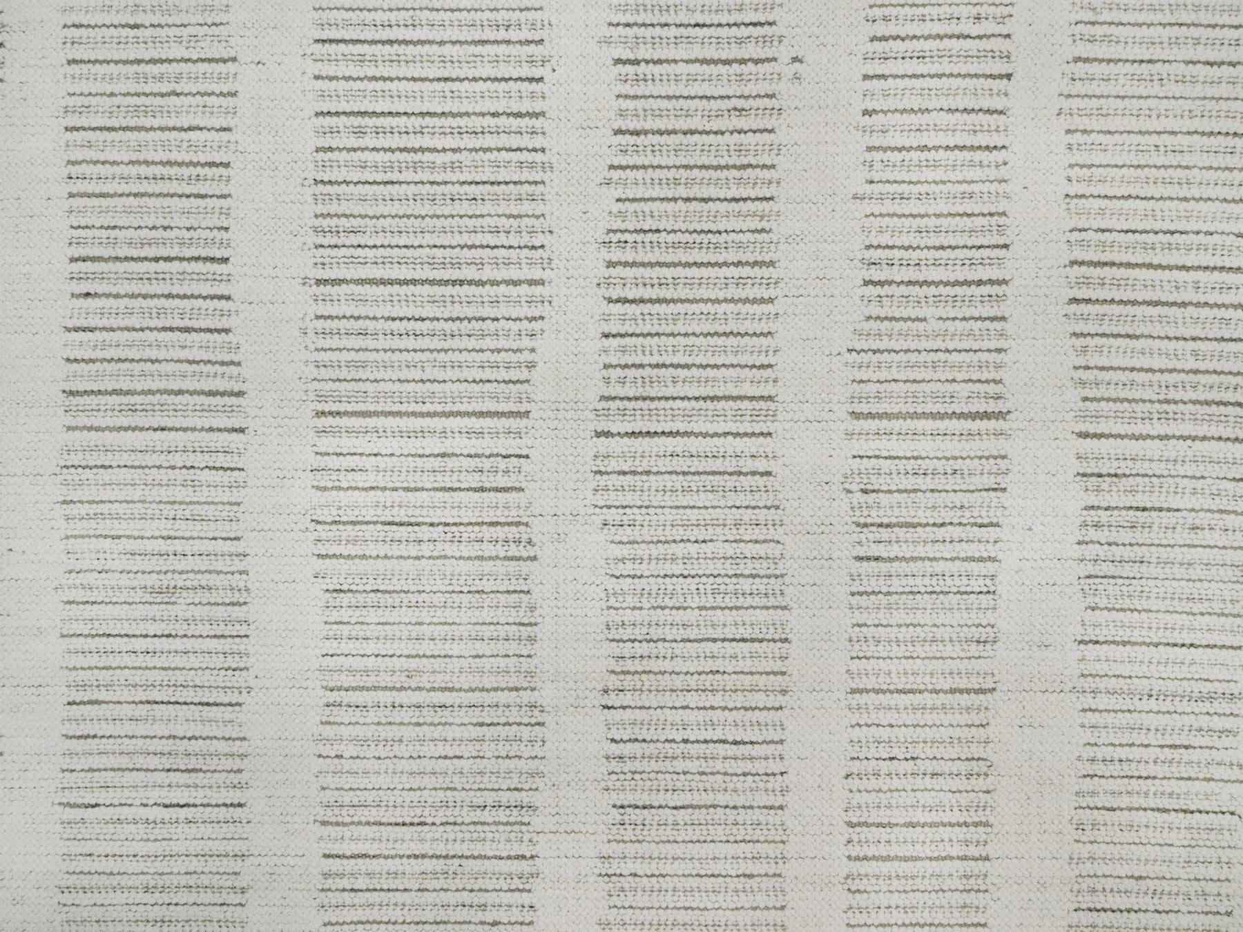 Modern / Contemporary hand-knotted wool rug in Ivory, 11'11" x 15' — SKU O091742 (view 8)