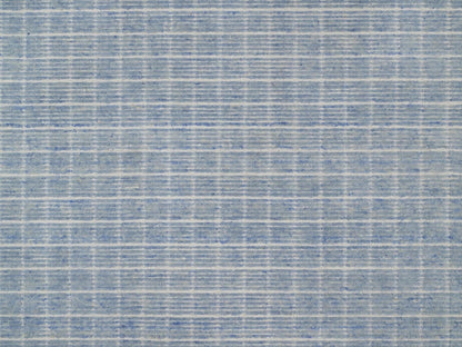 Blue 7'11" x 10'0" Modern and Contemporary Handloom Wool Rug - Sku: O091756