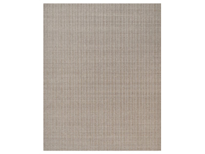 Brown 12'0" x 15'0" Modern and Contemporary Handloom Wool Rug - Sku: O091772