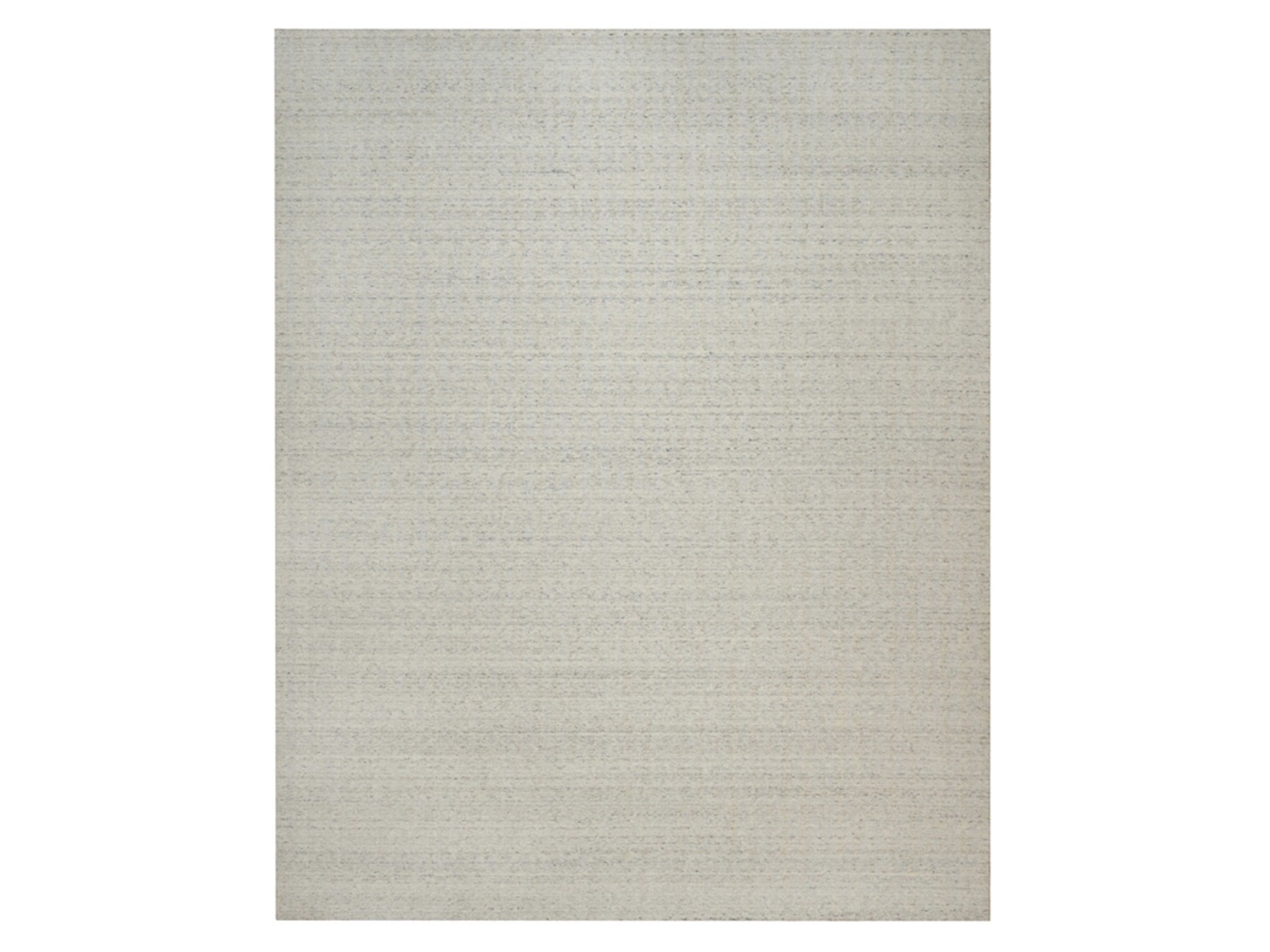 Ivory 11'11" x 15'0" Modern and Contemporary Handloom Wool Rug - Sku: O091773