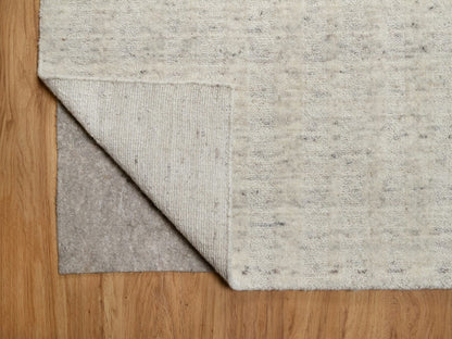 Ivory 11'11" x 15'0" Modern / Contemporary Handloom Wool Rug - Sku: O091773