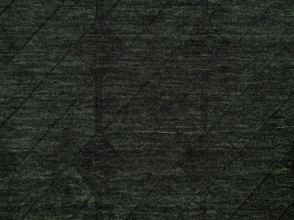 Green 1'11" x 2'9" Modern and Contemporary Handloom Wool Rug - Sku: O091780