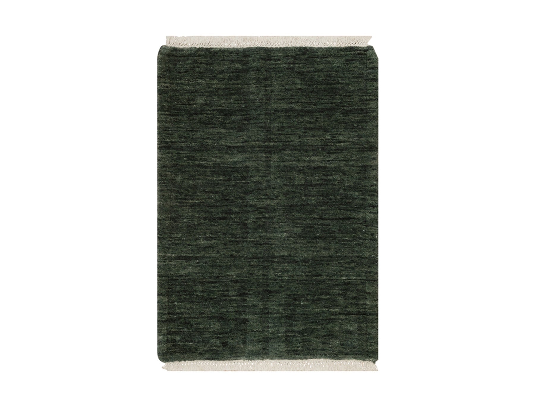 Green 1'11" x 2'8" Modern and Contemporary Handloom Wool Rug - Sku: O091781