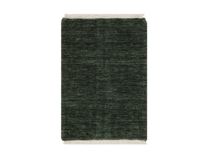 Green 1'11" x 2'8" Modern and Contemporary Handloom Wool Rug - Sku: O091781