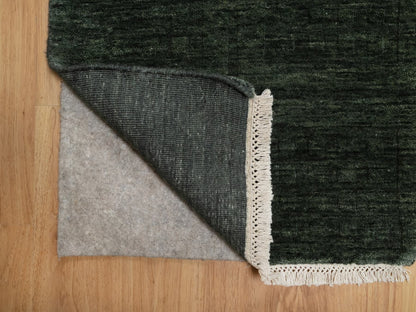 Green 1'11" x 2'8" Modern and Contemporary Handloom Wool Rug - Sku: O091781