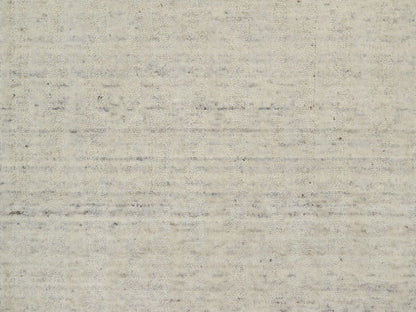 Modern / Contemporary hand-knotted wool rug in Ivory, 4'11" x 4'11" — SKU O091793 (view 5)
