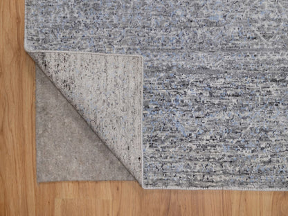 Modern / Contemporary hand-knotted wool rug in Gray, 8' x 10' — SKU O091806 (view 4)
