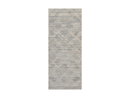 Modern / Contemporary hand-knotted wool runner in Gray, 2'6" x 6'3" — SKU O091814