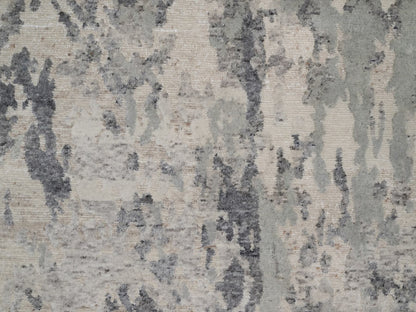 Modern / Contemporary hand-knotted wool rug in Ivory, 8' x 10' — SKU O091825 (view 8)