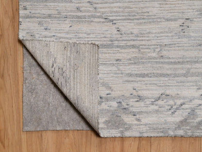 Modern / Contemporary hand-knotted wool rug in Gray, 11'11" x 15'3" — SKU O091856 (view 4)