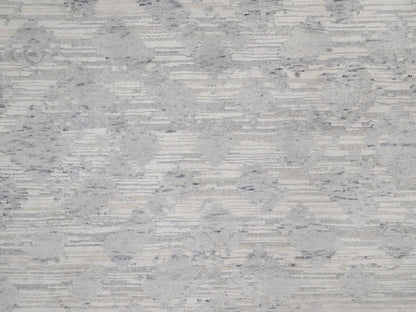 Modern / Contemporary hand-knotted wool rug in Gray, 9' x 12'1" — SKU O091859 (view 8)