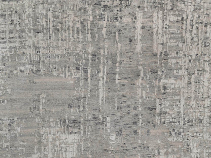 Modern / Contemporary hand-knotted wool rug in Gray, 9'11" x 9'11" — SKU O091862 (view 8)