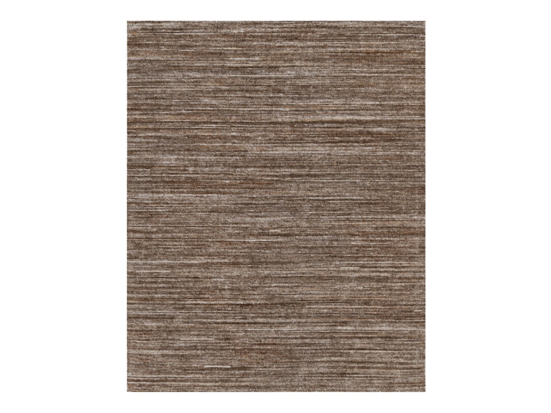 Brown 8'1" x 10'1" Modern and Contemporary Handloom Polyester Rug - Sku: O091870