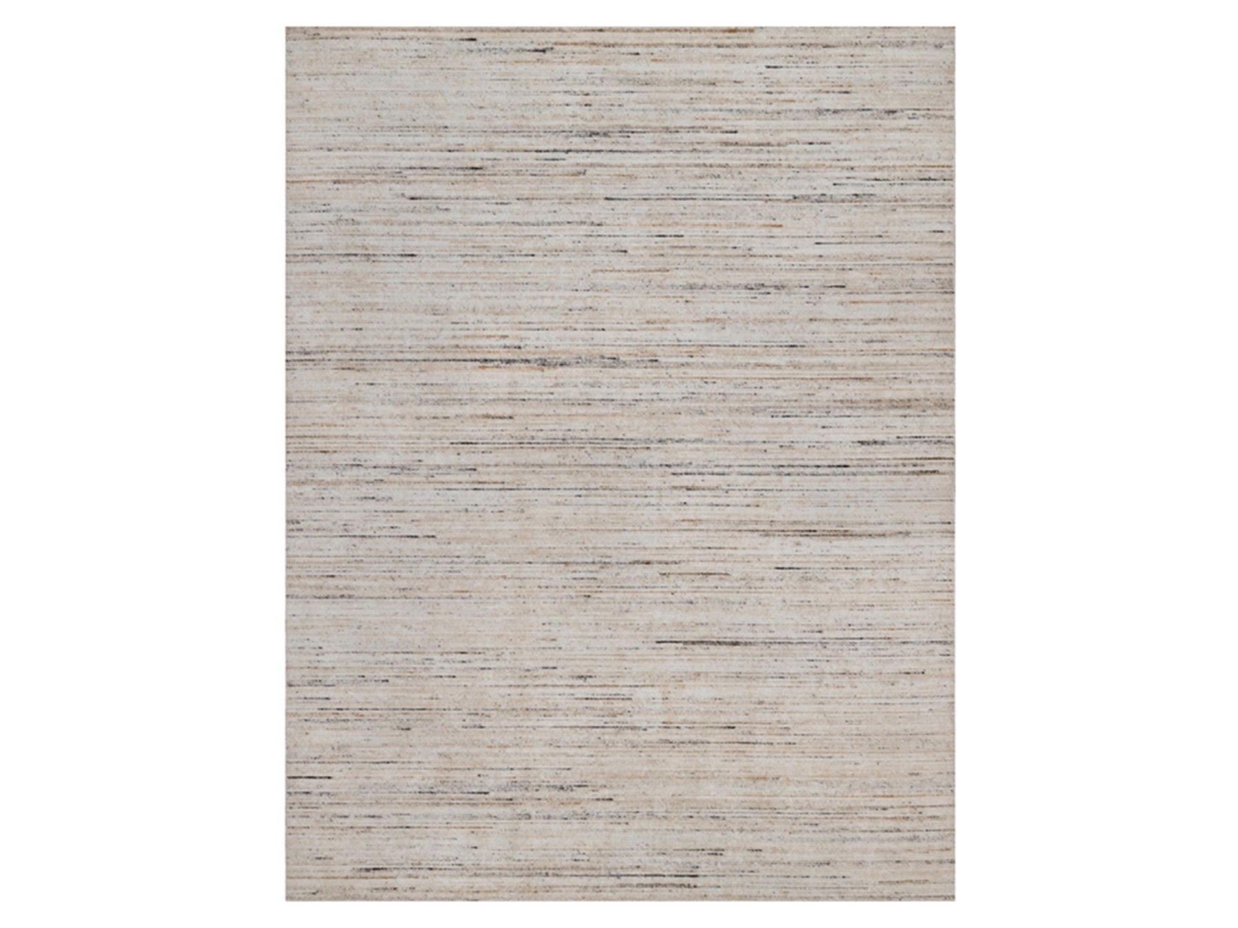 Modern / Contemporary hand-knotted polyester rug in Ivory, 9'1" x 12' — SKU O091873