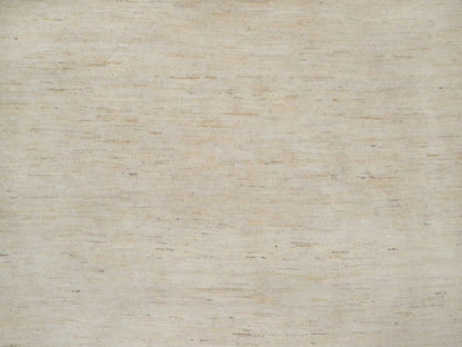 Gabbeh Modern / Contemporary hand-knotted wool rug in Ivory, 14' x 14' — SKU O091880 (view 8)