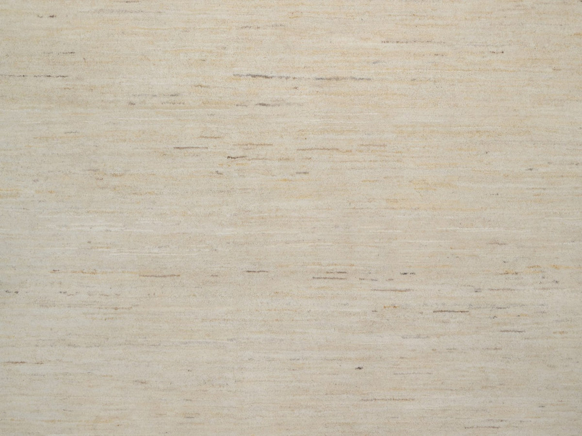 Gabbeh Modern / Contemporary hand-knotted wool rug in Ivory, 10' x 14'1" — SKU O091954 (view 8)