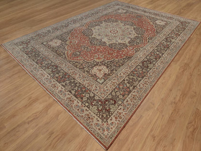Red 10'0" x 14'0" Fine Oriental Hand knotted Wool Rug - Sku: O091956