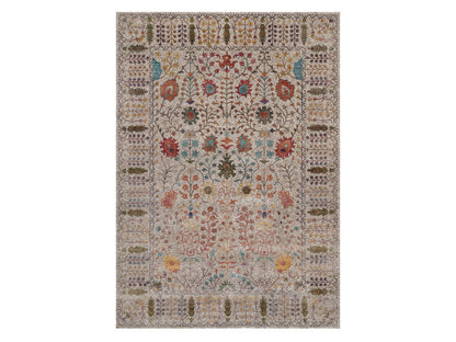 Ivory 9'11" x 14'0" Transitional Hand knotted Wool/Silk Rug - Sku: O092054