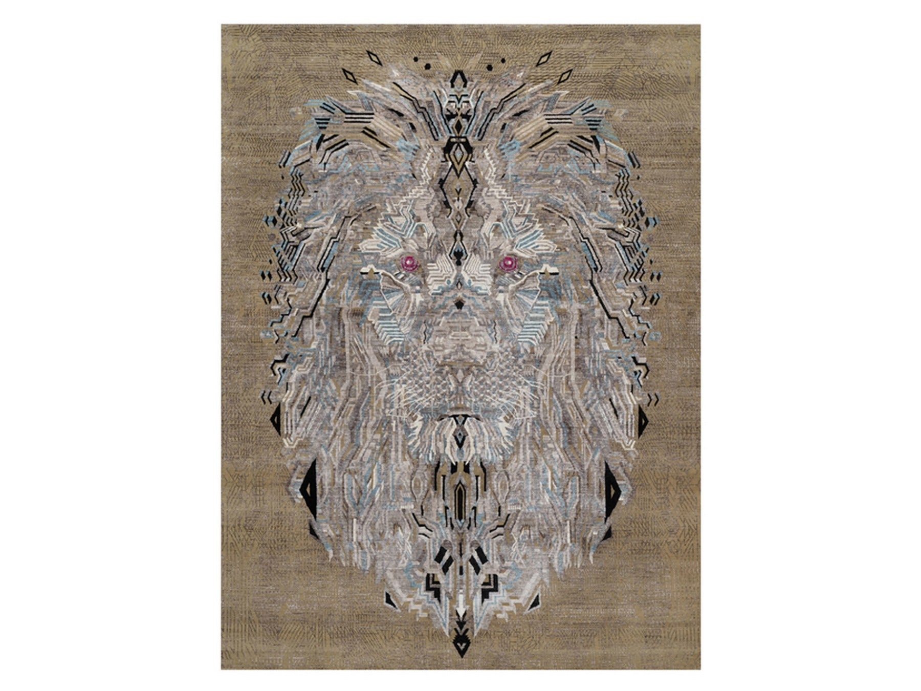 Brown 9'1" x 12'3" Modern and Contemporary Hand knotted Wool/Silk Rug - Sku: O092090