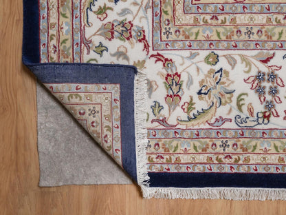 Blue 11'7" x 15'7" Fine Oriental Hand knotted Wool/Silk Rug - Sku: O092143