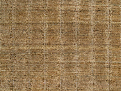 Brown 2'5" x 10'0" Modern and Contemporary Handloom Wool Rug - Sku: O092154