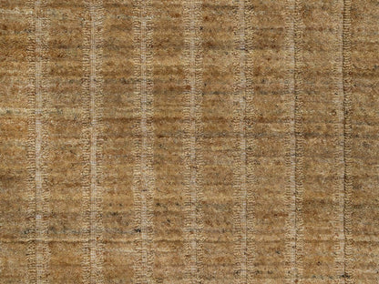 Brown 2'5" x 8'0" Modern and Contemporary Handloom Wool Rug - Sku: O092156