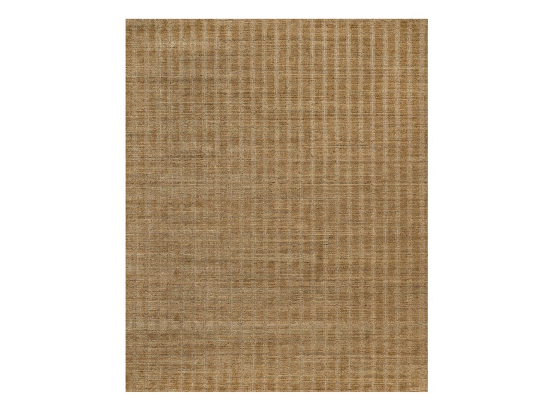 Brown 8'1" x 10'0" Modern and Contemporary Handloom Wool Rug - Sku: O092168