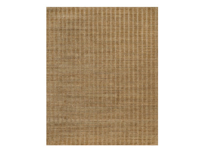 Brown 8'1" x 10'0" Modern and Contemporary Handloom Wool Rug - Sku: O092168