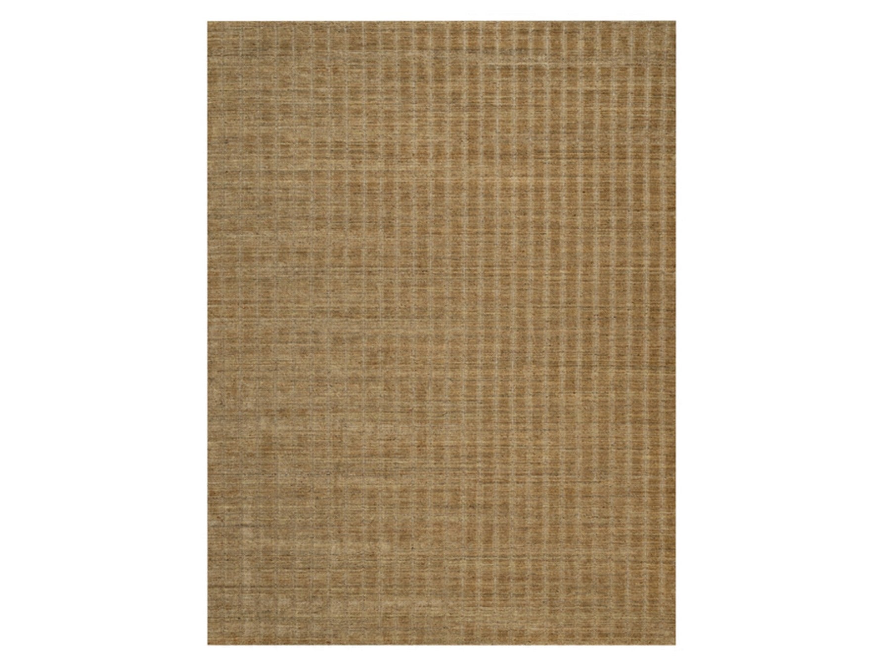 Brown 9'0" x 12'1" Modern and Contemporary Handloom Wool Rug - Sku: O092169
