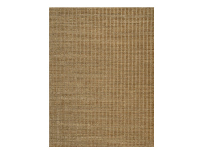 Brown 9'1" x 12'0" Modern and Contemporary Handloom Wool Rug - Sku: O092170