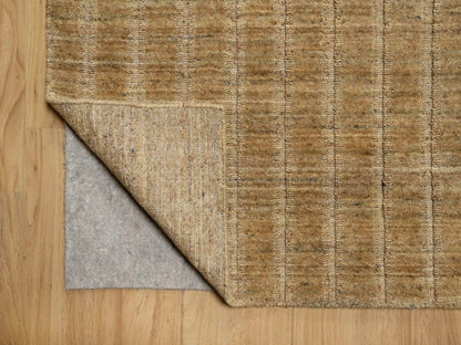 Brown 9'1" x 12'0" Modern and Contemporary Handloom Wool Rug - Sku: O092170