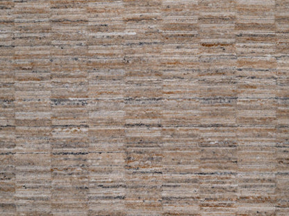 Brown 5'0" x 5'0" Modern and Contemporary Handloom Polyester Rug - Sku: O092175