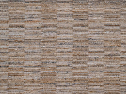 Brown 6'1" x 6'1" Modern and Contemporary Handloom Polyester Rug - Sku: O092177