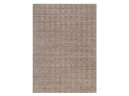 Brown 10'0" x 14'1" Modern and Contemporary Handloom Polyester Rug - Sku: O092178