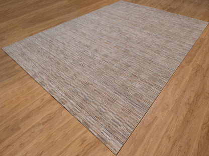 Brown 10'0" x 14'1" Modern and Contemporary Handloom Polyester Rug - Sku: O092178