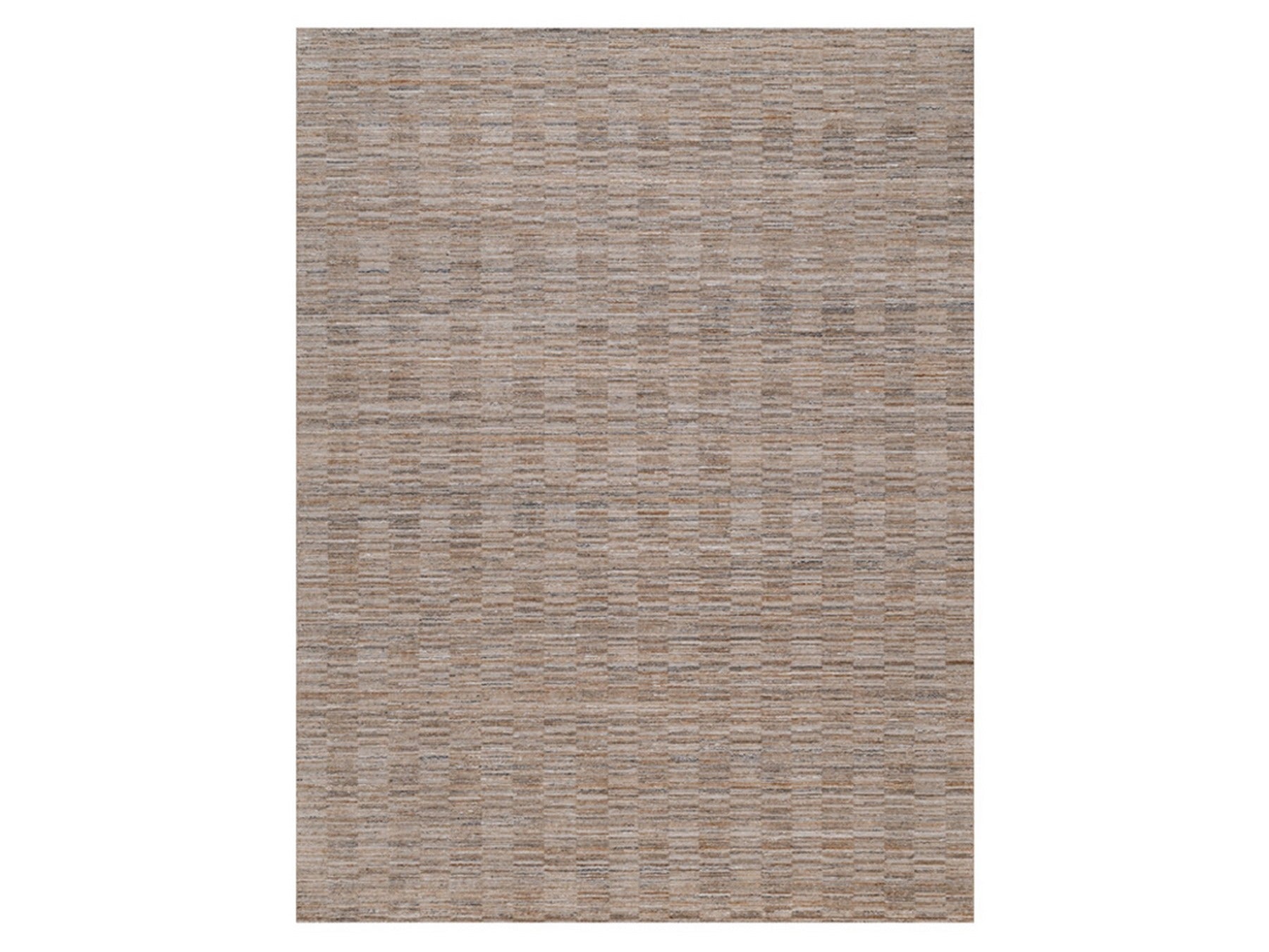 Brown 9'2" x 12'1" Modern and Contemporary Handloom Polyester Rug - Sku: O092182